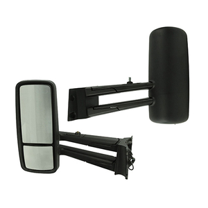 HC-T-19031-B COMPLETE MIRROR ASSEMBLY BLACK FINISH KENWORTH T680