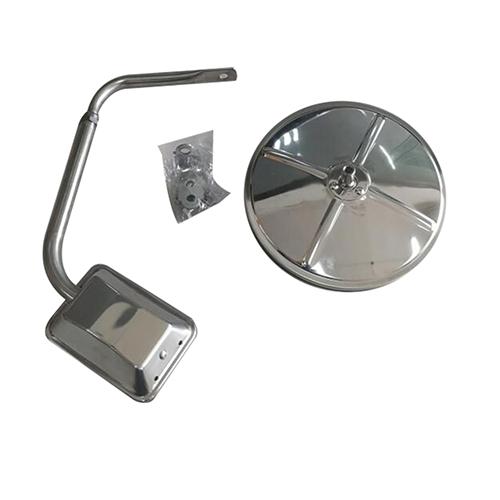 HC-T-18003 8 Inch Stainless Steel Convex Hood Mount Mirror for INTERNATIONAL TRUCK